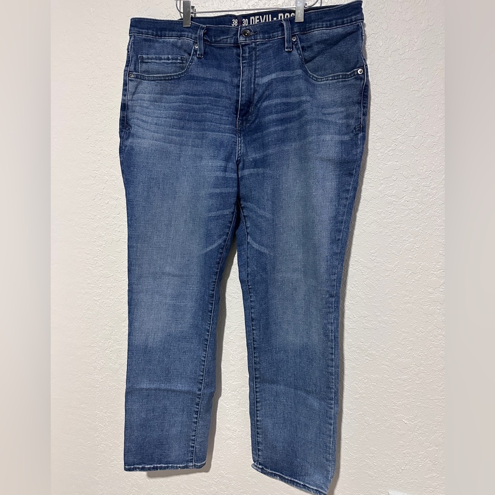 THE ORIGINAL DEVIL-DOG DUNGAREES 38x30 SLIM EXCELLENT CONDITION